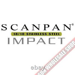100% Genuine! SCANPAN Impact 18/10 S/S 5 Piece Cookware Set! RRP $549.00