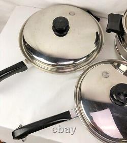 10 pc SALADMASTER T304S Stainless Steel Waterless Cookware