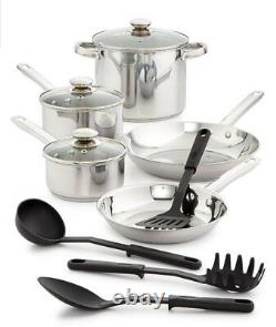 12-Pc. Stainless Steel Cookware Set