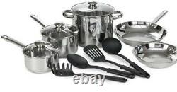 12-Pc. Stainless Steel Cookware Set