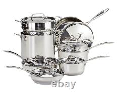 14-Pc. Stainless Steel Cookware Set