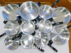16pc PRO HEALTH ULTRA Waterless Cookware 19-9 Titanium Stainless Steel NEW ERA