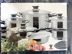 17pcs Royal Z Series Cookware Set 9 Layers Stainless Steel 18/10 Kitchenware