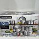 #4 Tramontina 12-piece Tri-Ply Clad Stainless Steel Cookware Set Gourmet