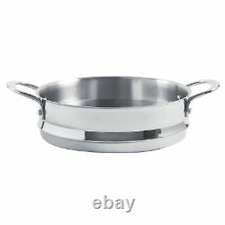 5Pcs/Set Stainless Steel Cookware Kit Milk Pan Stew Soup Pot Non-Stick