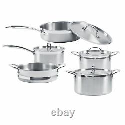 5pcs Saucepan / Frypan Cookware Set Soup Pot Fry Pan Stainless Steel