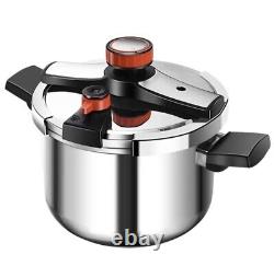 6L Capacity Stovetop Pressure Canner Stainless Steel Pressure Cooker