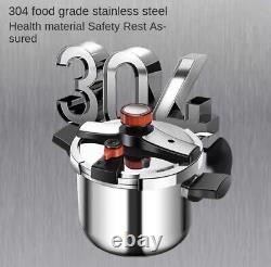 6L Capacity Stovetop Pressure Canner Stainless Steel Pressure Cooker