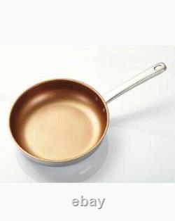 8 piece Cookware Set Stainless Steel Copper Non-Stick Healthy Cooking