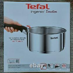 8 x 22 Piece Tefal Ingenio Emotion Cookware Set Premium Stainless Steel Pan Set
