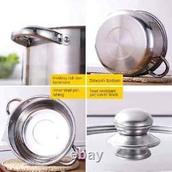 A set of stainless steel cooking pots, 5 units of high-quality potsFREE SHIPPING