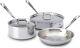 All-Clad D3 Stainless-Steel 5-Pc Cookware Set with All-clad 6-pc Utensil Set