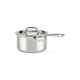 All-Clad Stainless Steel Compact Tri-Ply Bonded 2-qt Sauce Pan with Lid