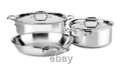 All-Clad d3 Stainless 5 Piece Compact Cookware Set