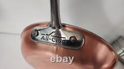 All clad C2 Vtg RARE 10 Copper Cookware Stainless Steel frying pan usa