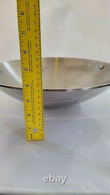 Anolon Advanced Impact Bonded 18/10 Stainless Steel 14' Wok with Original Lid
