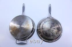 Belgique Pot Frying Pan Cooking Cookware Lot Stainless Steel Skillet Sauce Rare