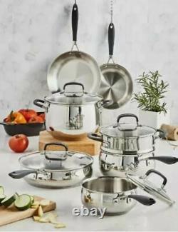 Belgique Stainless Steel 12-Piece Cookware Set