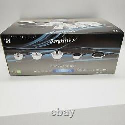 BergHOFF Cooking Pans SetVision 8 Piece Stainless Steel Cookware NEW