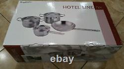 BergHOFF Hotel Line Stainless Steel Cookware 7 Piece Set, New in Box $670
