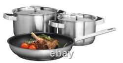 Brand New! AEG Cookware Kit (3 Pieces Set Frying pan & Saucepans) A3SS
