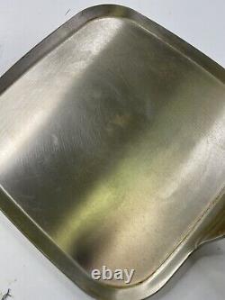 CUTCO Cookware Square Griddle Pan 11 Skillet 5 Ply Stainless Steel Made In USA