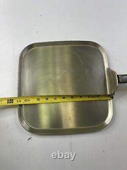 CUTCO Cookware Square Griddle Pan 11 Skillet 5 Ply Stainless Steel Made In USA