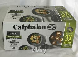 Calphalon Classic Oil Infused Ceramic 11-Piece Cookware Set