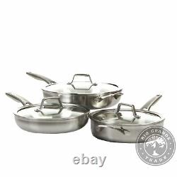 Calphalon Premier Stainless Steel Pots & Pans 11 Piece Cookware Set OPEN BOX