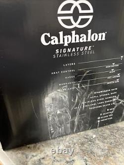 Calphalon Signature 5 Ply Stainless Steel Pots & Pans, 10-Piece Cookware Set