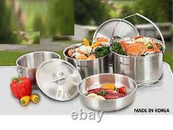 Camping Outdoor Cookware Cook Set Cooking Set Stainless steel (for 78 People)
