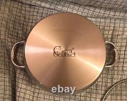 Ciera Gourmet Stainless Steel Cookware 7 Piece Set In Silver New