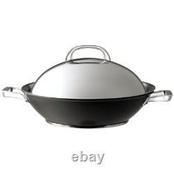 Circulon Covered Wok with Sturdy Lid Dishwasher Safe Kitchen Cookware 36 cm