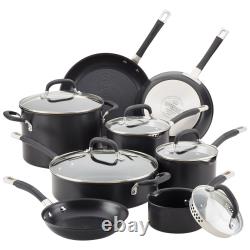 Circulon Premier Hard Anodised Induction 13 Piece Cookware Set in Black or Bronz