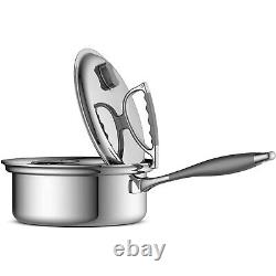 CookCraft luxury 10 Piece Tri-Ply Stainless Steel Cookware Set New