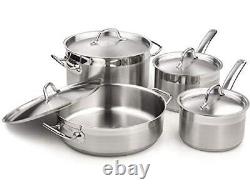 Cooks Standard Professional Stainless Steel Cookware Set 8PC 8 PC Silver
