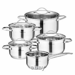 Cookware Set Kitchen Stainless Steel Cooking Pots Non Stick Saucepan Casseroles