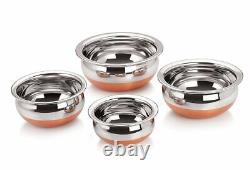 Copper Bottom Cookware Handi Set For Cooking & Serving set of 6