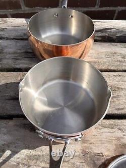 Copper Stainless Steel Clad Pans X 6 (ffree Uk Postage Only)