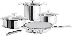 Cristel Casteline 18/10 Stainless Steel 12 Piece Cookware set