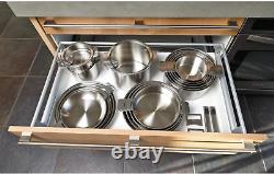 Cristel Strate Stainless-Steel 13 Piece Cookware Set