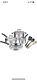 Cuisinart 10 PC Cookware Set Stainless Steel UPC 086279166944