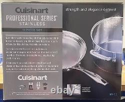 Cuisinart 11-Piece Professional Stainless Cookware Set (89-11)