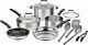 Cuisinart 12-Piece Cookware Set Stainless Steel Pots and Pans BRAND NEW SET SAVE