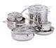 Cuisinart Contour 13-piece Cookware Set Stainless Steel