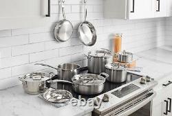 Cuisinart Multiclad Pro Cookware Set, Stainless Steel, 12 Piece GREAT CONDITION