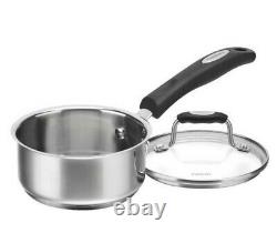 Cuisinart Stainless 10 PC Cookware Set New