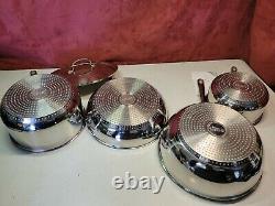 DACOR Hot Dots 5Pc stainless steel SS Cookware Set