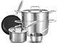 Delarlo Whole body Tri-Ply Stainless Steel cookware sets kitchen pots and pan