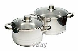 ELO Skyline Kitchen Induction Cookware Pots and Pans Set with Air Ventilated